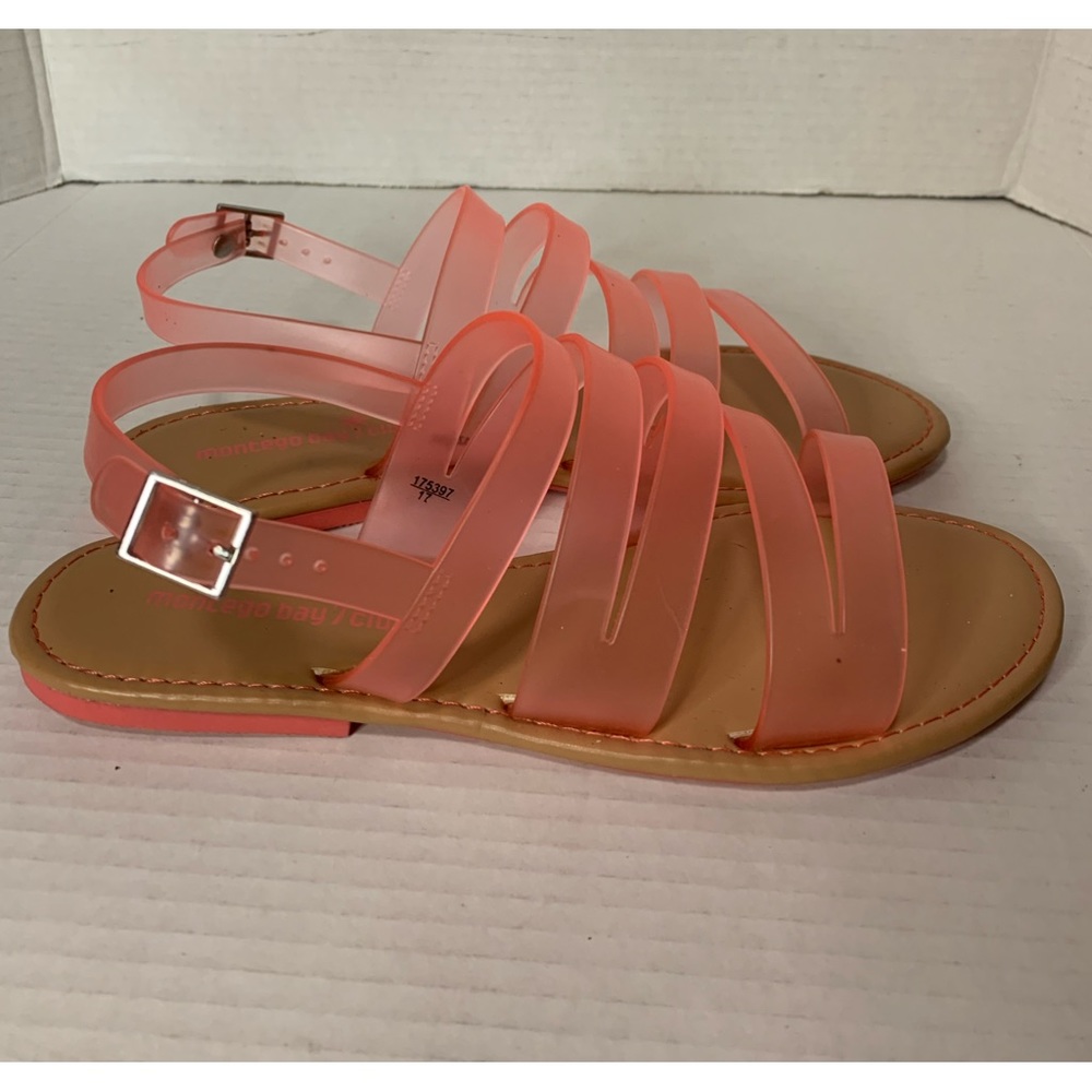 Montego Bay Club Pink Sandals W/ Straps 9